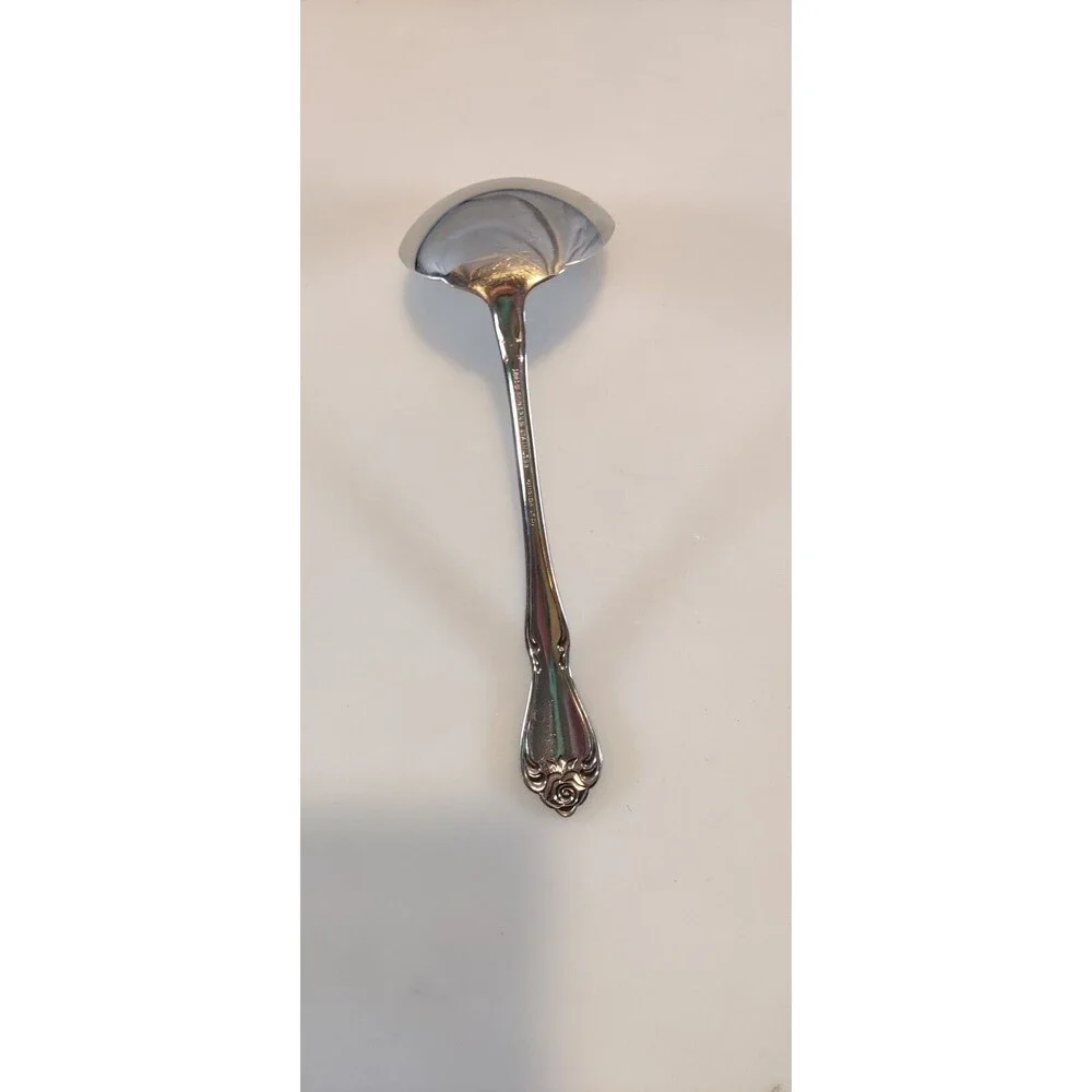 1881 Rogers Oneida Stainless Steel Serving Ladle Flatware OHS461 7